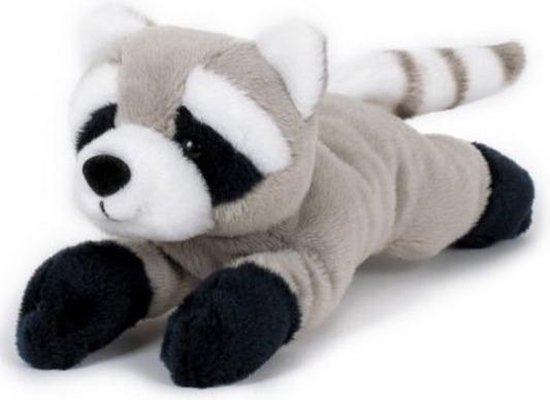 Nature Planet pluche wasbeer knuffel - 22 cm - wasberen knuffels | Fun en Feest