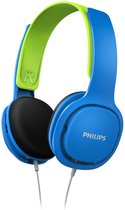 Philips SHK2000 - Kids Koptelefoon - On-Ear Volumebegrenzing - Blauw/Groen - Ergonomische hoofdband