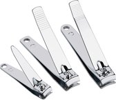Nagelknipper Set – 3 Stuks – Verschillende Maten | Nagelschaar voor Knippen van Teennagels en Vingernagels | Nagelscharen voor Nagels | Nagelknippers