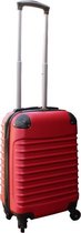 Travelerz handbagage koffer met wielen 27 liter - lichtgewicht - cijferslot - rood