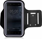 Zwart Sportarmband Hardloopband voor Nokia 5