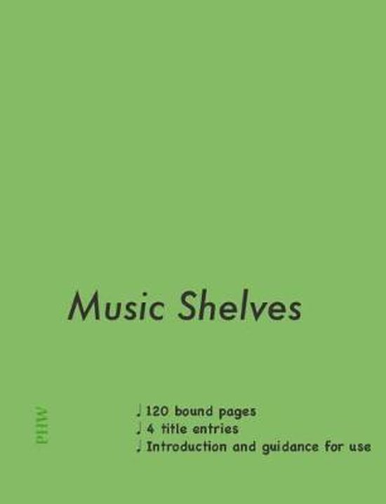 Music Shelves, Phw Books 9781092292146 Boeken