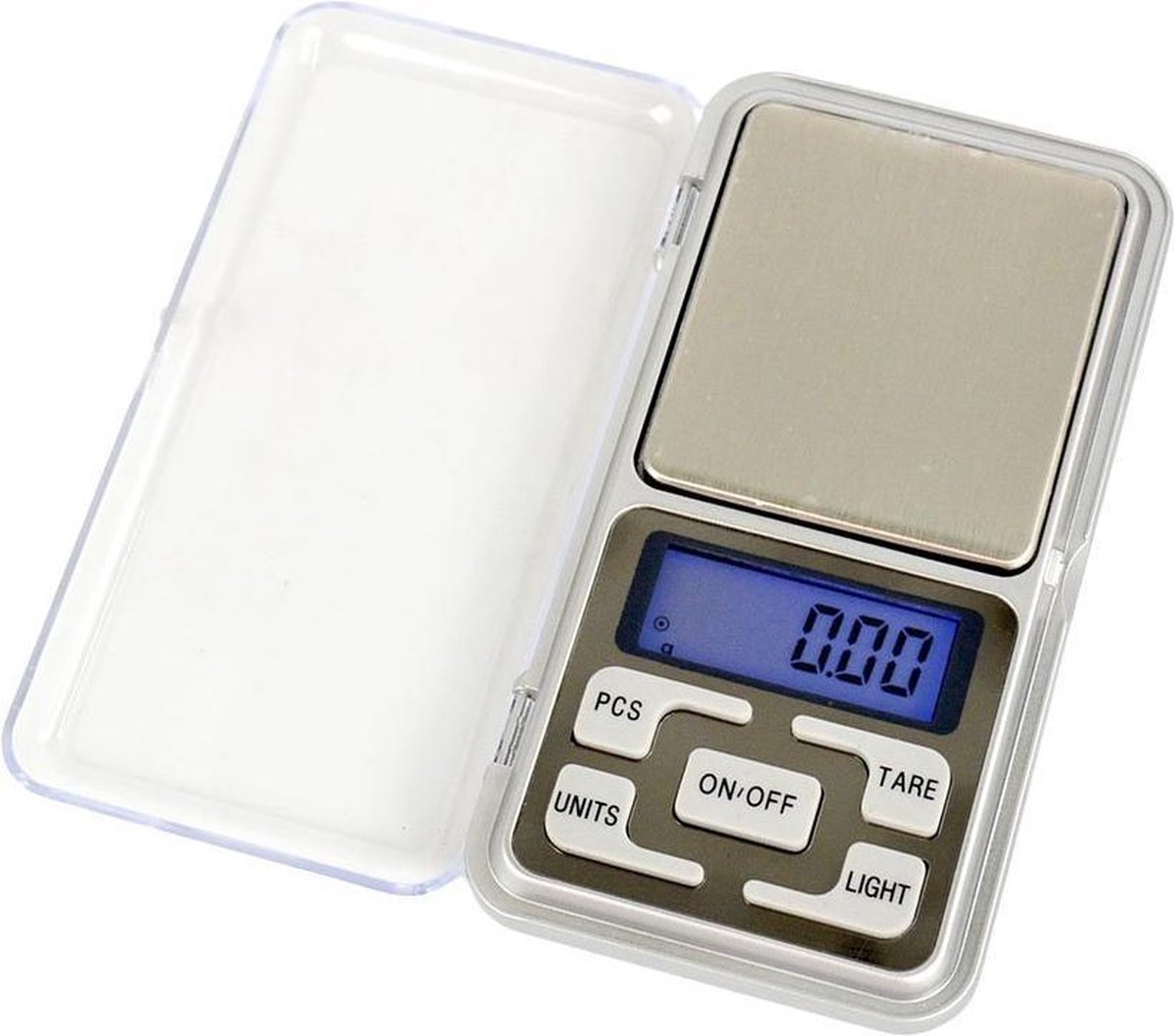 Kitchen Brothers Precisie Weegschaaltje ? Luxe Mini Zakweegschaal ? Mini Keuken Weegschaal ? Pocket Sieraden & Juwelen Weegschaal ? Nauwkeurige Digitale Keukenweegschaal 001 ? 200 Gram ? Inclusief Baterijen