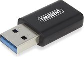 Eminent EM4536 - Netwerkadapter - USB 3.1 Gen 1 - 802.11ac - zwart