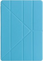 Shop4 - iPad Air (2019) Hoes - Origami Smart Book Cover Licht Blauw