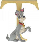 Disney Enchanting Beeldje Letter T - Tramp - 7 cm