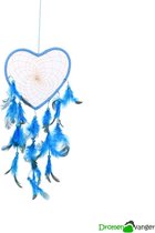 Dromenvanger - Bohemian Loving Heart - Blauw - 13CM Diameter - 45CM Lengte