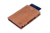 Garzini Magic Wallet Cavare avec étuis pour cartes RFID Leather Vintage Cognac