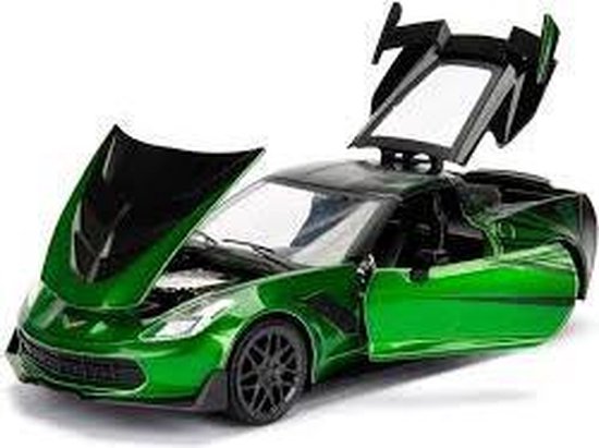 transformers green corvette