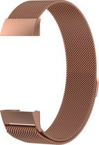 siston Milanees bandje - Fitbit Charge 3 - Rose Gold - Small