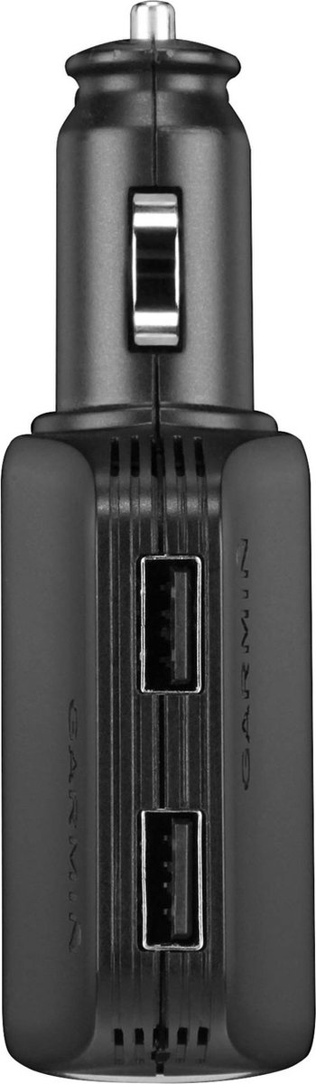Garmin Multi-CarCharger (1x 12V/2x Fast Charge USB) - High Speed Charger - Zwart - Garmin