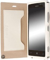 Krusell FlipCover Malmo voor de Nokia Lumia 925 (white)