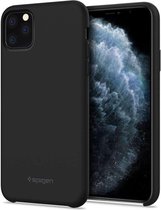 Spigen Silicone Fit Apple iPhone 11 Pro Max Hoesje - Zwart