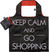 Any Bags Opvouwbare Shopper Keep Calm 48 Cm Zwart