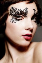 Face-lace Fleurty sticker voor het gezicht