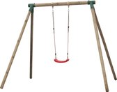 Enkelvoudige houten schommel - SwingKing Analies compleet