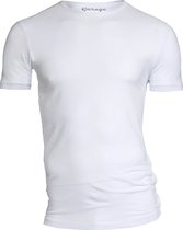 Garage 201 - Bodyfit T-shirt ronde hals korte mouw wit L 95% katoen 5% elastan