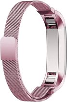 Bracelet milanais adapté pour Fitbit Alta - en acier inoxydable - Bracelet avec fermeture magnétique - KELERINO. - Rose