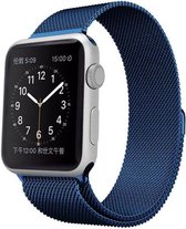 Milanees Bandje met Magneetsluiting voor Apple Watch - KELERINO. - Blauw - 42mm / 44mm