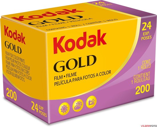 Foto: Kodak gold film 35mm iso 200 2 stuks 24 opnames per rol 