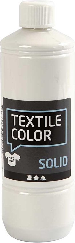 Textile Solid, wit, 500 ml