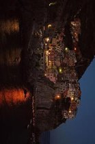 The Coast and Houses at Night in Cinque Terre, Italy Journal