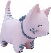 House of Disaster Poes met strik Lamp Roze