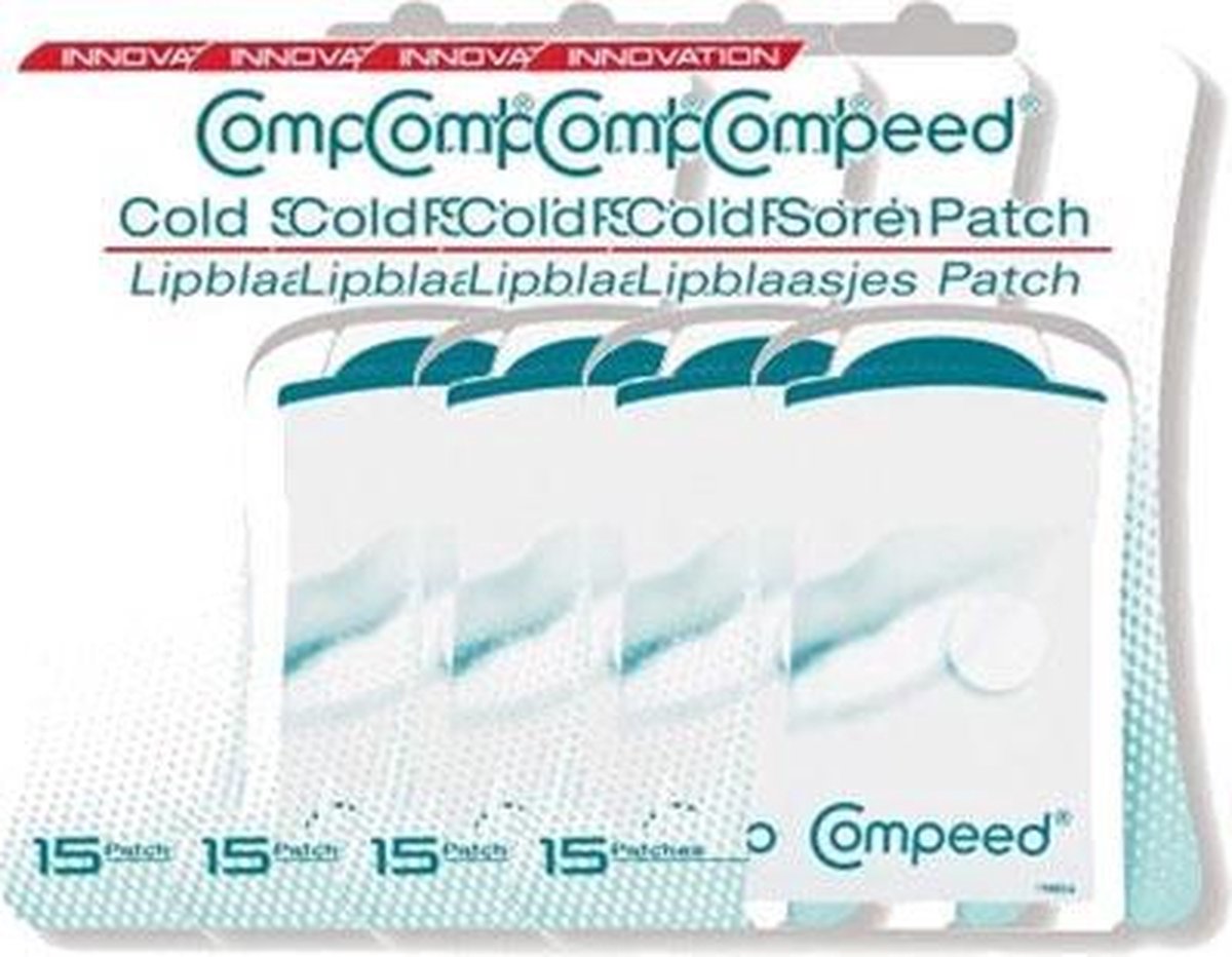 Compeed Lipblaasjes Patch Voordeelverpakking 4x15 stuks | bol.com