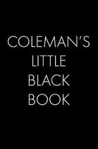 Coleman's Little Black Book