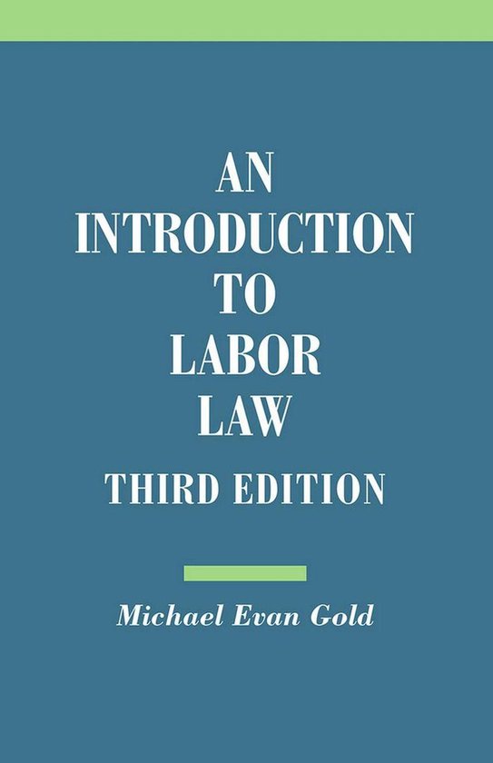 An Introduction to Labor Law - cover
