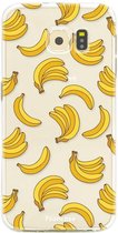 Samsung Galaxy S6 hoesje TPU Soft Case - Back Cover - Bananas / Banaan / Bananen