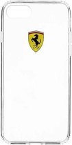Ferrari Racing Transparant TPU Case hoesje iPhone 7 Plus / iPhone 8 Plus