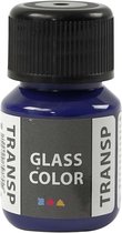 Glasverf - Porseleinverf - brilliant blauw - Glass Color Transparent - 30ml