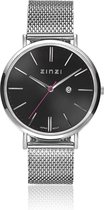Zinzi horloge 'Silver' ZIW401M + gratis Zinzi armbandje