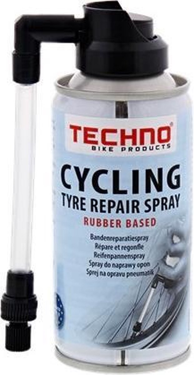 Techno Bandenreparatiespray | Bandenreparatie spray | Reparatie Spray | Fiets | Tyre Repair Spray - Techno Bike Products