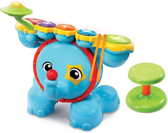 Foto: Vtech rock leer drumstel educatief baby speelgoed geluid en spelletjes baby muziek instrument van 1 5 tot 4 jaar