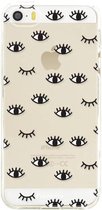 iPhone 5 / 5S hoesje TPU Soft Case - Back Cover - Eyes / Ogen