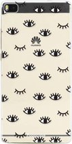 Huawei P8 hoesje TPU Soft Case - Back Cover - Eyes / Ogen