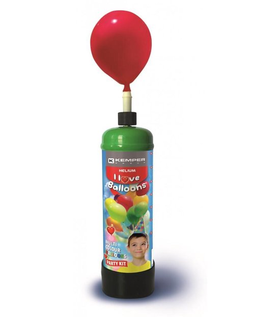 Helium gasfles 2,2 liter + 30 ballonnen en 20 meter lint - Professionele kwaliteit - Kemper ELIO 573 - Kemper