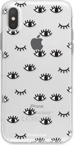 iPhone XS hoesje TPU Soft Case - Back Cover - Eyes / Ogen