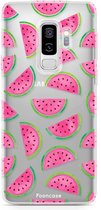 Samsung Galaxy S9 Plus hoesje TPU Soft Case - Back Cover - Watermeloen