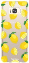 Samsung Galaxy S8 Plus hoesje TPU Soft Case - Back Cover - Lemons / Citroen / Citroentjes