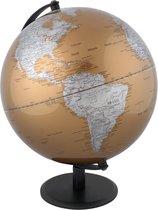Mascagni - wereldbol / globe grijs / koper diameter 25 cm - 0B O1550