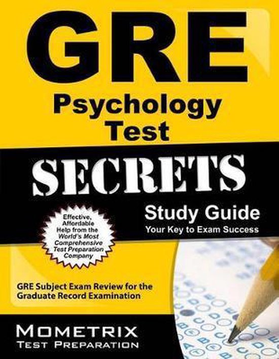 GRE Psychology Test Secrets Study Guide - cover