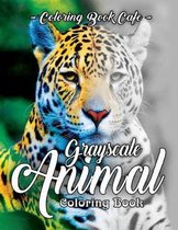 Grayscale Animal Coloring Book