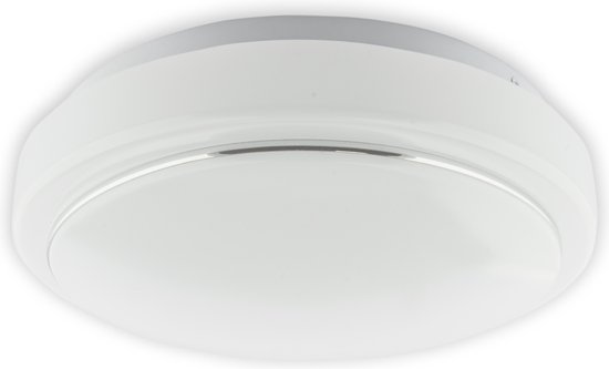 Groenovatie LED Plafondlamp - 12W - Rond - 270x80 mm - Warm Wit - Opbouw