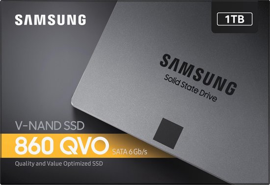 Samsung 860 QVO SSD - 1TB opslag - 2,5 inch | bol
