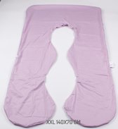 Zwangerschapskussen Hoes XXL 140 cm - Roze