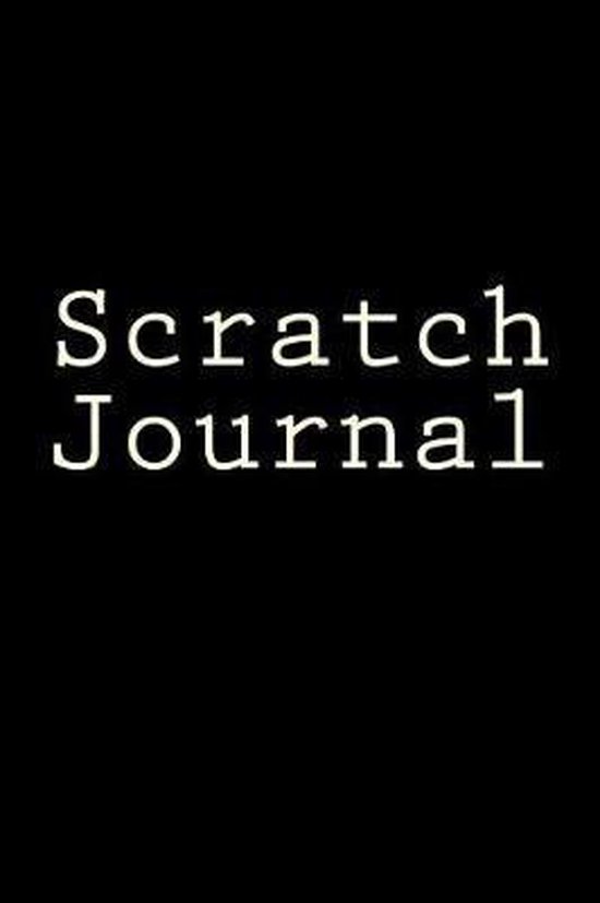 Scratch Journal, Marshall 9781985244733 Boeken
