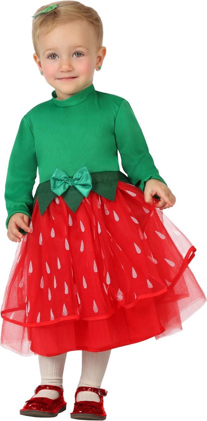 Aardbei kostuum voor meisjes - Kinderkostuums - 62/68 - Carnavalskostuum  baby -... | bol.com